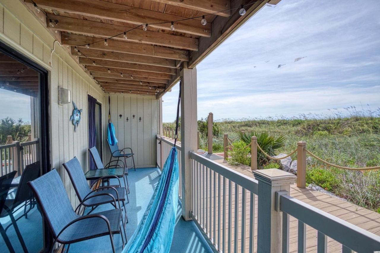 Beautiful Beachfront-Oceanfront First Floor 2Br 2Ba Condo In Cherry Grove, North Myrtle Beach! Renovated With A Fully Equipped Kitchen, 3 Separate Beds, Pool, Private Patio & Steps To The Sand! Exterior foto